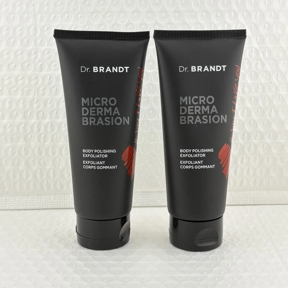 2x Dr Brandt Microdermabrasion Body Polishing Exfoliator Scrub 3.5oz New Formula